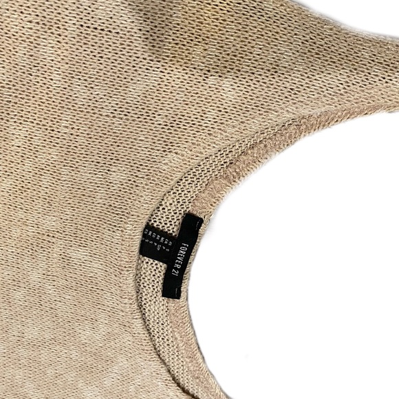 Shabby Chic Crop Top w/ Embroidered Fringe Size S. - Picture 2 of 2